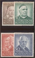 GERMANY #B334-B337 MINT FINE-VF NH