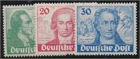 GERMANY #9N61, #9N62 & #9N63 MINT FINE-VF NH