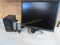 Dell 20" Monitor w/ 3pc Speaker System