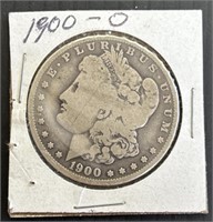 1900-O Morgan US Silver Dollar