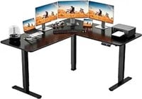 Ergear L-shaped Electric Standing Desk, 63 Inches