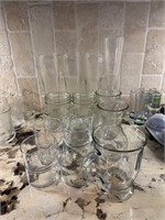 Large Group of Asst Clear Glassware