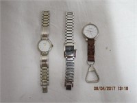 2 ladies watches and a belt watch