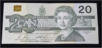 1991 CAD $20 Banknote - With BPN