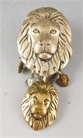Lot # 4060 - Lion brooch