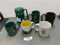 John Deere and other collectible mugs