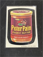 Topps Chewing Gum Wacky Sticker Peter Pain