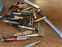 Old pens, and pocket knife and much more