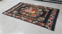 5'X8' Hand Woven Wool Area Rug