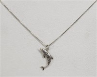 .925 silver Dolphin w/ 18" chain