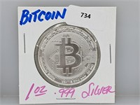 1oz .999 Silver Bitcoin 5000 Francs