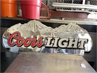 Coors Light Metal Sign