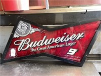 Budweiser Wood Framed Sign