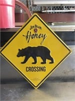 Jim Beam Honey Metal Sign