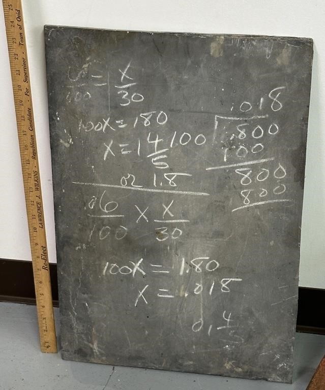 Primitive School Slate Chalk Tablet See Photos