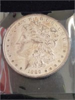1889 silver liberty dollar O
