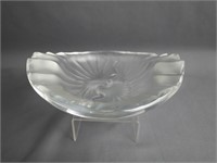 Lalique Crystal Glass Nancy Cendrier Bowl/ Ashtray