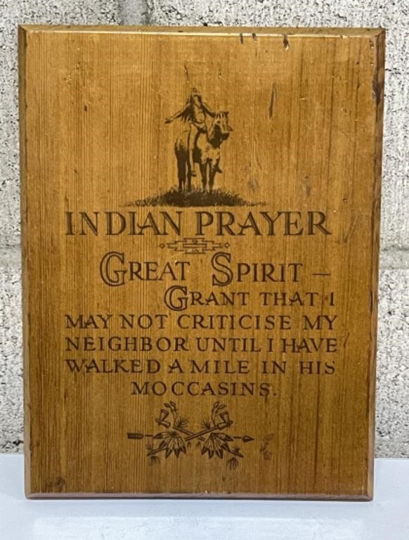 Indian Prayer