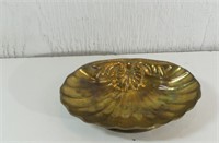 Vintage Brass Soap Dish - 5" wide
