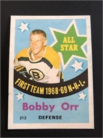1969 O-Pee-Chee Bobby Orr All-Star Card #212