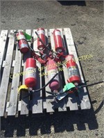 LOT OF (6) FIRE EXTINGUISHERS