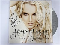 Autograph COA Britney Spears vinyl