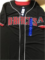 Diamondbacks MLB Button Up Jersey (Large)