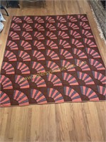 Hand made fan quilt