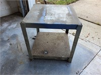 small metal stool/table
