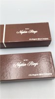 F.B Rogers Silver Company Napkin Rings Boxed
