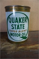 Vintage Quaker State Super Blend Motor Oil