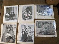 GROUP OF AUTOGRAPHED VINTAGE PHOTOS