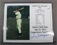 Joseph Paul DiMaggio Signed Photo