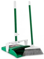 Libman 12 in. Lobby Broom and Dustpan Set