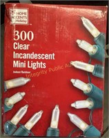 Home Accent Holiday 300 Clear Mini Lights