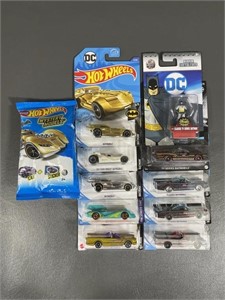 Hot Wheels Batman Die Cast Cars (9 Total)