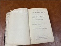1859 A Dictionary of The Holy Bible For