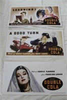 3 Double Cola Advertising Displays