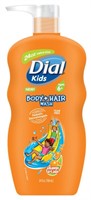 4 BOTTLES DIAL KIDS BODY + HAIR WASH 709ML