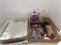 Group Lot of Wood Glue, Adhesive, Knife, Snap-Off
