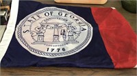 3’x4 1/2’ nylon State of Georgia Flag