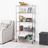 Seville Classics 5-Tier Shelving Unit, 60" H x 30"