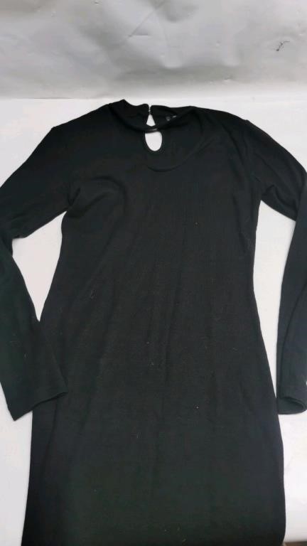 Only Black Knit Long sleeve Dress size Small