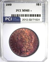 1889 Morgan MS65+ LISTS $475