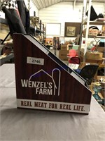 Wenzel's Farm counter display rack