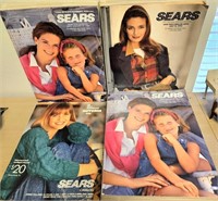 4 Vintage Sears Catalogs 1990s