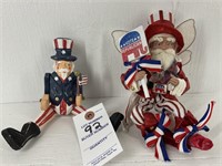 Mark Roberts Elf & Uncle Sam Figurine