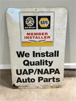 Double Sided Metal NAPA Sign - 2Pics