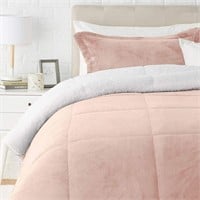 Comforter Bed Set - Blush, Full/Queen