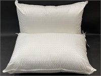 Two Sealy PosturePedic White Queen Pillows